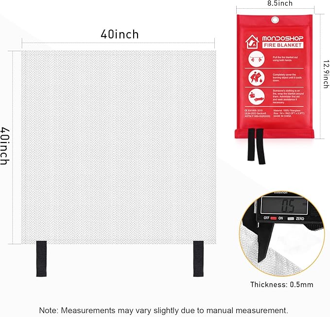 Emergency Fire Blanket for Camping Grill - Image 4