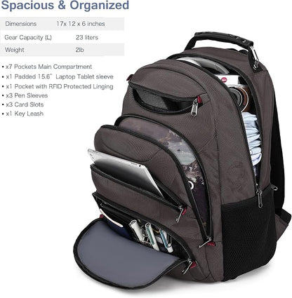Boavan Laptop Backpack for men, 15.6 inch Laptop Bag - Image 2