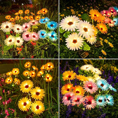 WdtPro Solar Lights Outdoor Garden Decor, 4 Pack Garden Lights - Image 7