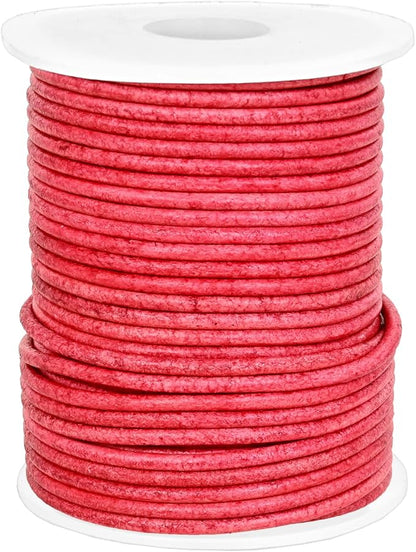 GENIQUE Real/Genuine Round Leather String Cord - Image 2