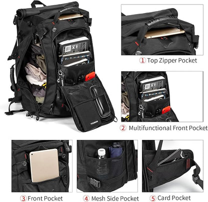 YOUMIAN Large Capacity For Travel Hiking Sports Carry On Backpack Durable - Image 7