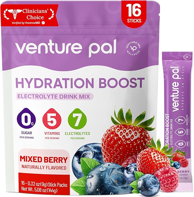 Venture Pal Sugar Free Electrolyte Powder Packets by VenturePal