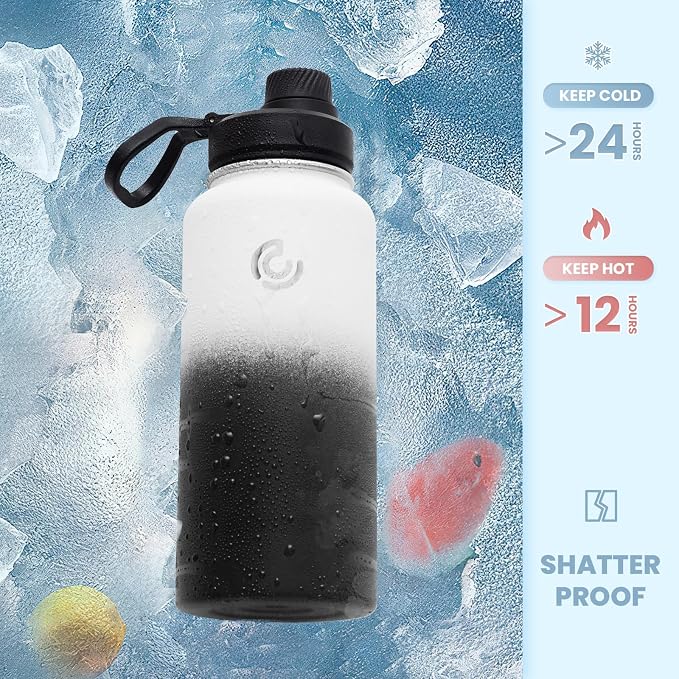Sports Water Bottle 32oz, Insulated Water Bottle - Image 4