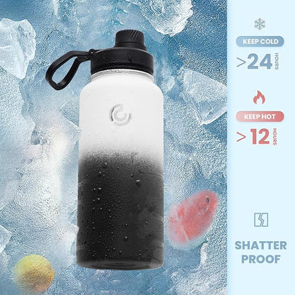 Sports Water Bottle 32oz, Insulated Water Bottle - Image 4