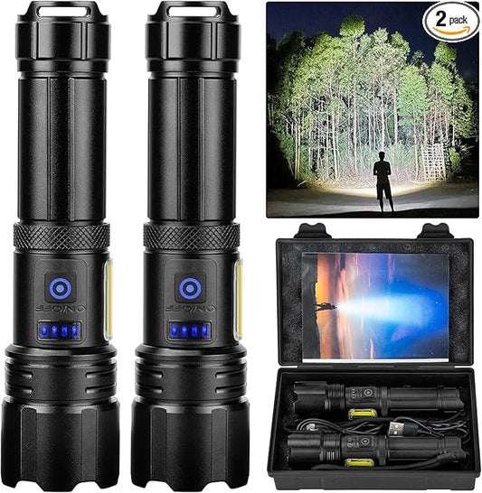 Sigoobal Flashlight LED Rechargeable Flashlights High Lumens, 000 LM Super by Sigoobal