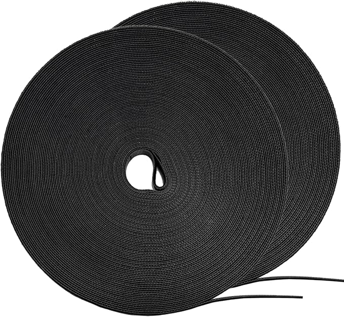 164ft x 1/2 inch Reusable Fastening Cable Ties, Hitotsu Hook and Loop Roll by Hitotsu