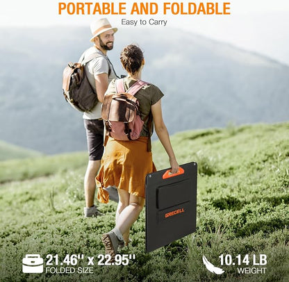 200W Portable Solar Panel for Power Station Generator, 12V/24V Flexible - Image 8