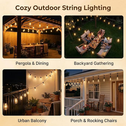 10 Pack ST40 Replacement Bulbs for Outdoor String Lights, 7W E17 Intermediate - Image 6