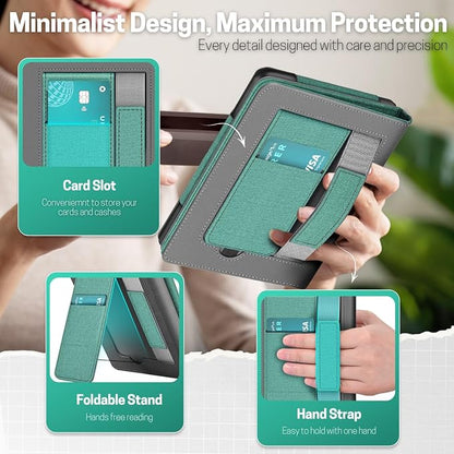 TNP Stand Case with Strap for Kindle Paperwhite 12th Gen 2024 / Kindle - Image 3