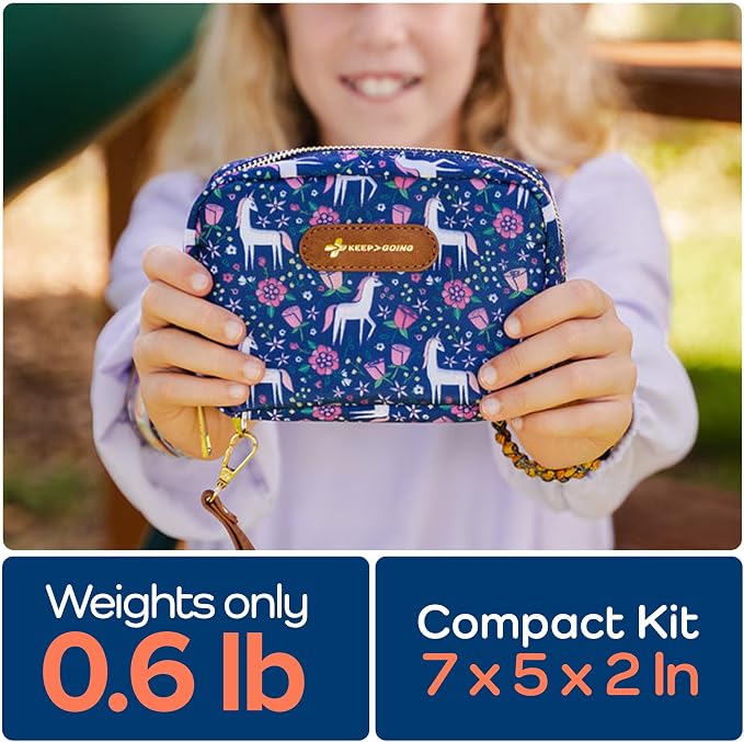 KeepGoing Travel First Aid Kit for Kids – 130 Pc. for Car, Diaper Bag & Backpack - Image 5