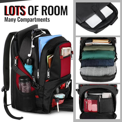 YOREPEK Large Backpack for Men, Extra Large Laptop Backpacks for Men Women - Image 2