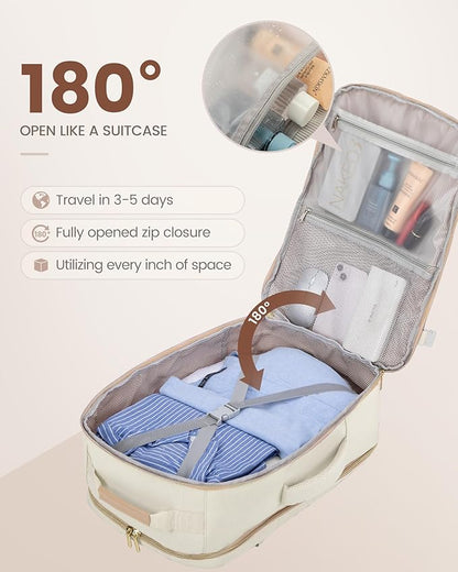 LOVEVOOK Travel Backpack for Women & Men 50L, Airline Approved Carry On - Image 2