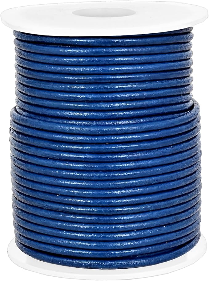 GENIQUE Real/Genuine Round Leather String Cord - Image 2