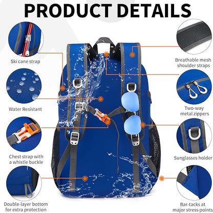 45L Lightweight Packable Backpack – Durable Foldable Daypack - Image 3
