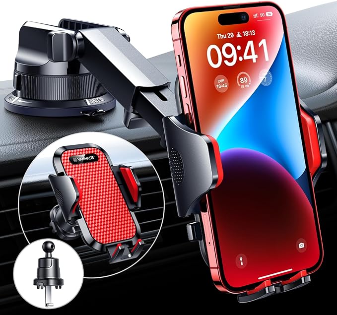 VANMASS Car Phone Holder Cell Phone Mount by VANMASS