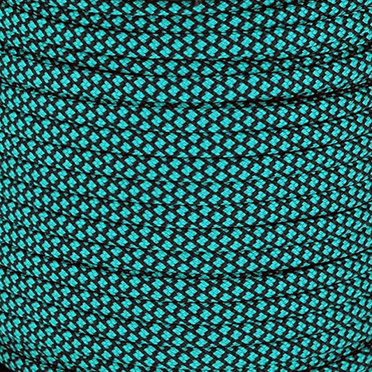 MOOCY Diamond Pattern Paracord 550 Blue Black, 5/32 in x 164 ft, 7 Inner by MOOCY