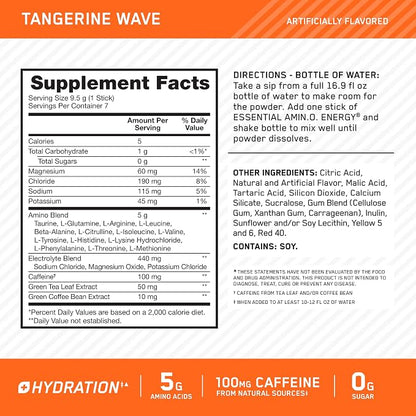 Optimum Nutrition Essential Amino Energy Plus Electrolytes Stick Packs - Image 3