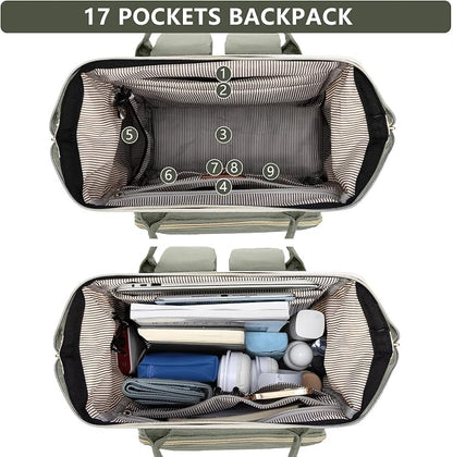 Focdod Laptop Backpack for Women Work Bag - Image 3