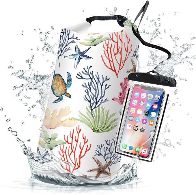 Dry Bag Waterproof for Women Men, 5L Roll Top Lightweight Dry Storage and by DRYSAFE