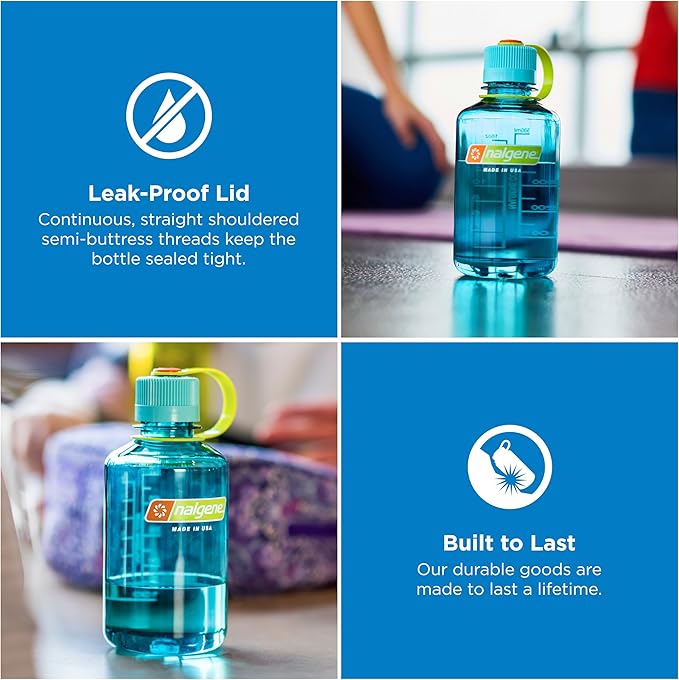 Nalgene 16 oz Narrow Mouth Water Bottle | BPA-Free, Durable & Leak Proof - Image 2