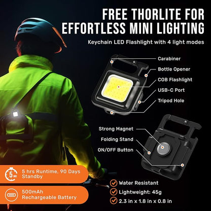 TDC Head Lamp Led Rechargeable Super Bright - Image 4