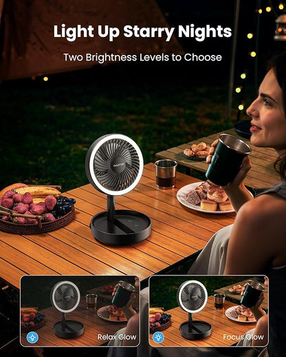 Gaiatop Foldable Small Desk Fan - Image 5