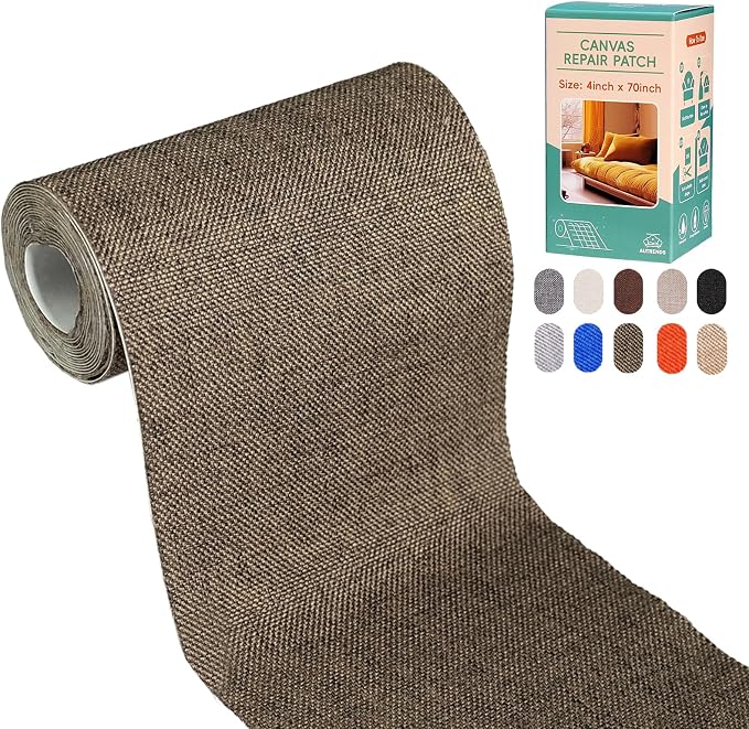Canvas Repair Tape, Fabric Repair Patch, 4×70 Inches, Outdoor Gear Patch by Unknown