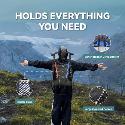 XBT Hydration Pack with 2L Water Bladder – Lightweight Running Vest - Image 3