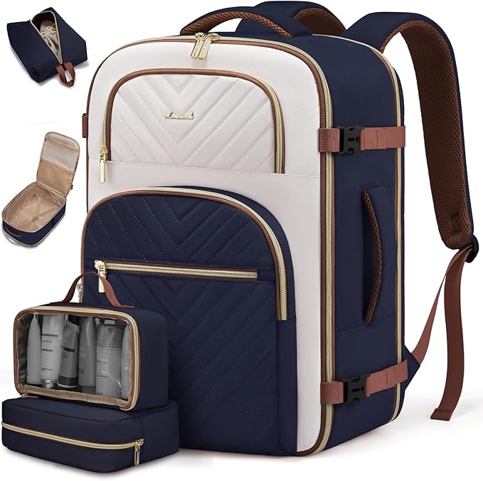 LOVEVOOK Travel Backpack Carry on Flight Approved 40L, Waterproof TSA Travel by LOVEVOOK