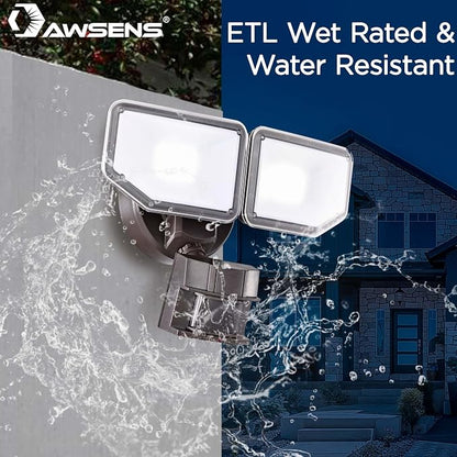 40W LED Security Lights Motion Sensor Light Outdoor, 180 Degree, 5000 K - Image 2
