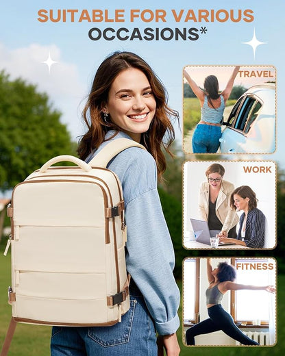 coofay Large Travel Backpack Carry on Flight Approved Mochila De Viaje Personal - Image 9