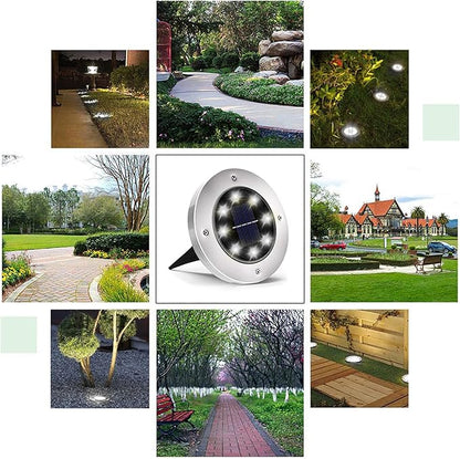 INCX 4.6 inch Solar Lights Outdoor Waterproof, 24 Pack Solar Light - Image 6