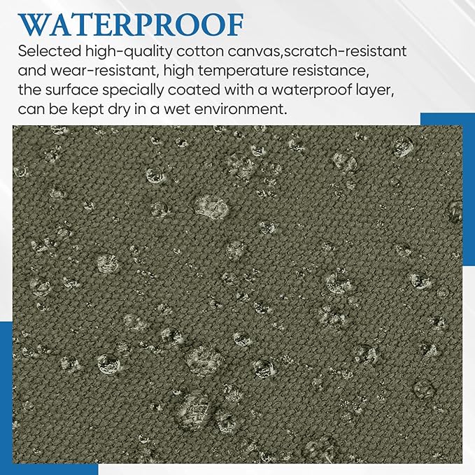 Canvas Repair Patch 5.5 x 8 Inches 6Pcs Self-Adhesive Waterproof Canvas Patch - Image 2