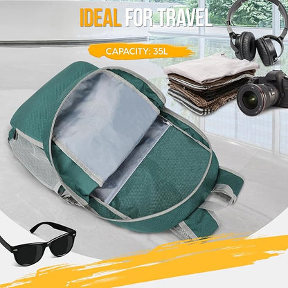 ZOMAKE Lightweight Packable Backpack 35L, Light Foldable Backpacks Water - Image 3