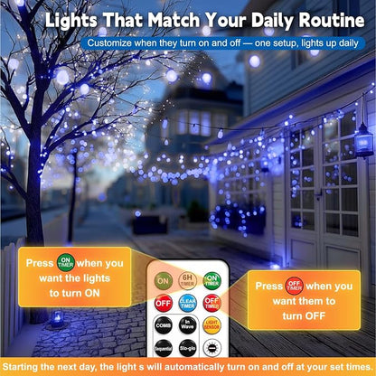 HXWEIYE Rechargeable Fairy Lights - Image 3