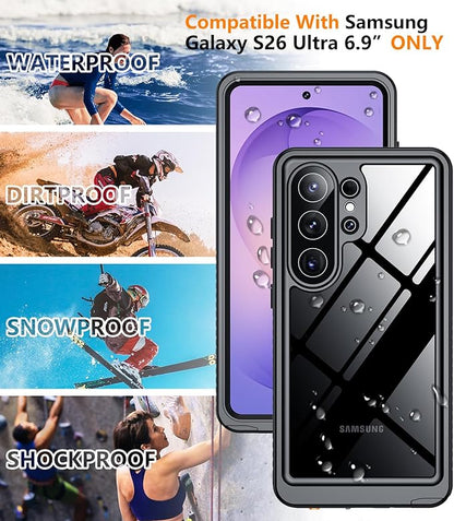 Temdan Designed for Samsung Galaxy S26 Ultra Case Waterproof, Built-in Lens & - Image 5