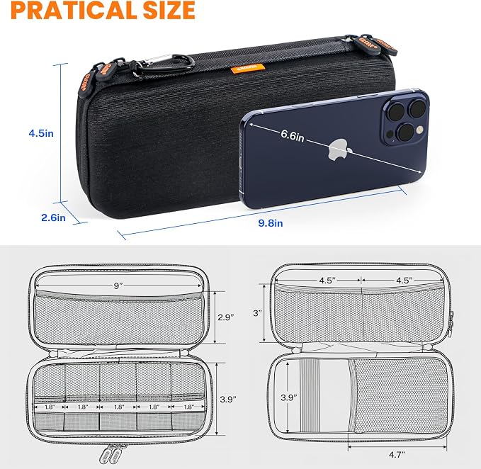 Double-Layer Hard Shell Carrying Case - Image 3