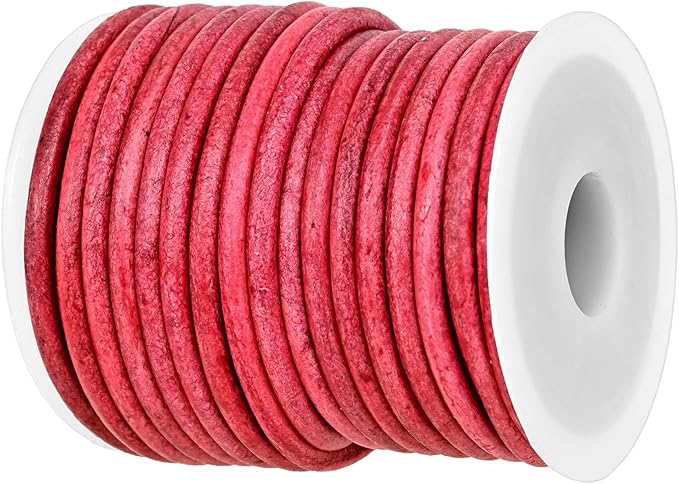 GENIQUE Real/Genuine Round Leather String Cord by GENIQUE