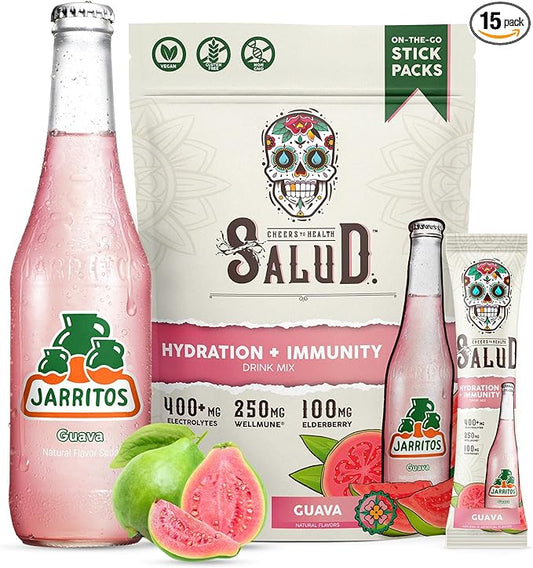 Salud x Jarritos 2-in-1 Hydration Packets + Immunity Electrolytes Powder by TasteSalud