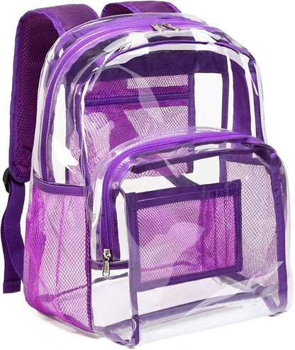 Vorspack Clear Backpack Heavy Duty PVC Transparent Backpack by Vorspack