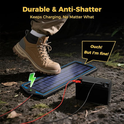 SUNAPEX 12V Solar Battery Charge: 5W Waterproof Portable Solar Panel Kit - Image 9
