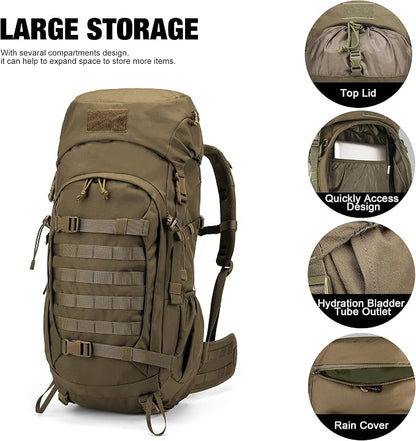 Mardingtop 50L Hiking Backpack, Backpacking Backpack - Image 5