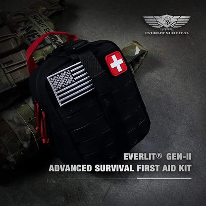Everlit Survival Upgraded Survival First Aid Kit Emergency Gear Trauma Kit - Image 7
