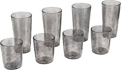 Fizz Bubbles Durable Acrylic 8-Piece Indoor/Outdoor Drinkware Set by AbodeHomewares-TheDesignDestinationforTabletopDrinkwareKitchenandPet