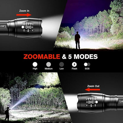 LETMY LED Tactical Flashlight S2000 - Image 4