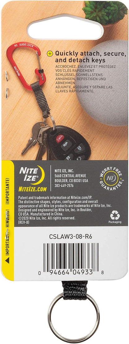 Nite IZE CSLAW3-08-R6 Locking Carabiner Keychain - Image 7