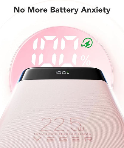VEGER Portable Charger, Ultra Slim 22.5W Fast Charging - Image 6