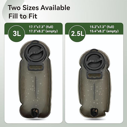 MARCHWAY 2L/2.5L/3L TPU Hydration Bladder, Ultra Durable Water Reservoir Bag - Image 6