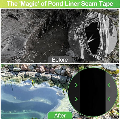 ToLanbbt 2PCS Pond Liner Repair Patch - Image 5