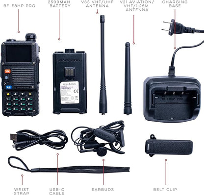 BAOFENG BF-F8HP PRO 10 W Tri-Band Two-Way Radio – UV-5R 7th Gen, 1000 Channels - Image 7